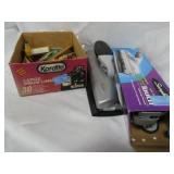 2 LITE TOUCH HOLE PUNCHES, MEASUREING TAPE,