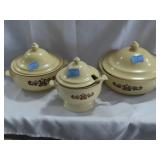 PFALTZGRAFF "VILLAGE" 3 QT. CASSEROLE, COVERED BOW