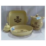 PFALTZGRAFF "VILLAGE" 9" CASSEROLE, 10" BOWL, BROW