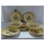 7 PFALTZGRAFF "VILLAGE" 9 1/4" BOWLS