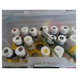 ENAMEL PAINTS, BRUSHES, ETC.