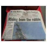 5 KNOXVILLE NEWSPAPERS REPORTING THE HORROR THAT