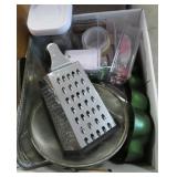 KITCHEN UTENSILS AND VINTAGE STUFFED TOYS