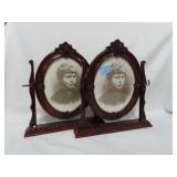 2 TABLE TOP PICTURE FRAMES
