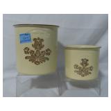 2 PFALTZGRAFF "VILLAGE" STORAGE CONTAINERS