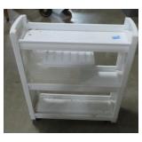 ROLLING PLASTIC STORAGE CART