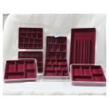 6 CRAFTING TRAYS FOR BEADS OR SMALL PCS.