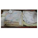 VINTAGE BABY CLOTHING, BLANKIES, ETC.