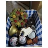 GROUPING: CANDLE HOLDERS, ETC.
