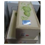 WINE BOXES AND OTHER ASSORTED DECORATIVE BOXES