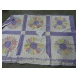 MACHINE MADE QUILT - BAD SHAPE