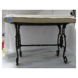 IRON BASE BENCH - 24" X 11" X 16"
