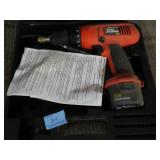 B&D FIRESTORM 9.6V CORDLESS DRILL