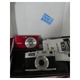 VIVITAR DIGITAL CAMERA AND SONY DIGITAL CAMERA