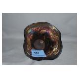 FENTON BLACKBERRY SPRAY CARNIVAL GLASS DISH
