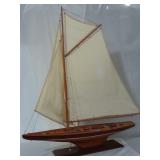 MODEL SAILING SHIP ON STAND