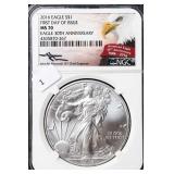 2016 NGC MS70 SILVER EAGLE
