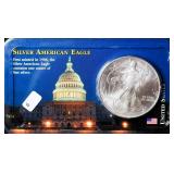 2000 SILVER EAGLE  GEM