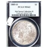 1885 O PCGS MS62 MORGAN DOLLAR