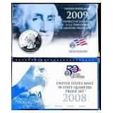 TWO PROOF QUARTER SETS