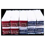 10 ROLLS OF GEM LINCOLNS