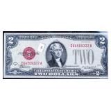 1928 TWO DOLLAR US NOTE  VF