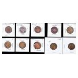 10 INDIAN HEAD CENTS
