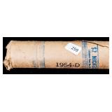 ROLL OF 1954 D JEFFERSON NICKELS