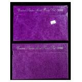 TWO PROOF SETS 1990 1988