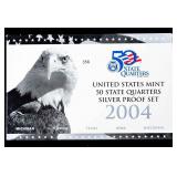 2004 SILVER PROOF QUARTER SET