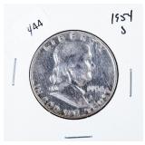 TWO FRANKLIN HALF DOLLARS