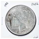 1922 PEACE DOLLAR