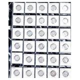 25 EARLY DATE MERCURY DIMES