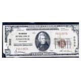 20 $ NASHVILLE TN NATIONAL CURRENCY