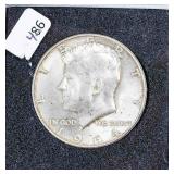 1964 KENNEDY HALF DOLLAR  GEM