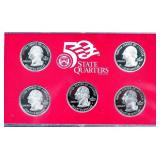 2004 SILVER PROOF QUARTER SET