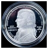 2005 CHIEF JUSTICE PROOF SILVER DOLLAR W BOX