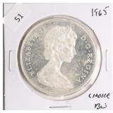 1965 CANADA SILVER DOLLAR CHOICE BU