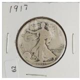 1917 WALKING HALF DOLLAR  G