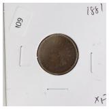 1881 INDIAN HEAD CENT  XF