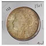 1921 MORGAN DOLLAR  AU