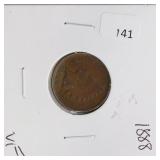 1888 INDIAN HEAD CENT  VF