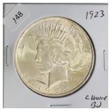 1923 PEACE DOLLAR CHOICE BU
