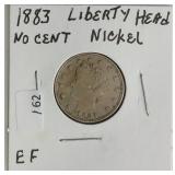 1883 V NICKEL  XF