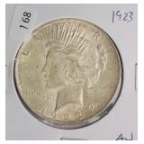 1923 PECE DOLLAR  AU