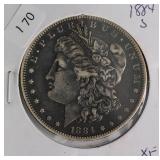 1884 S MORGAN DOLLAR  XF