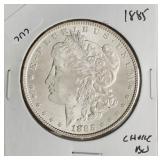 1885 MORGAN DOLLAR CHOICE BU