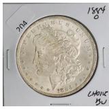 1884 O MORGAN DOLLAR CHOICE BU
