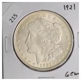 1921 MORGAN DOLLAR  GEM BU