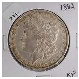 1882 MORGAN DOLLAR  XF